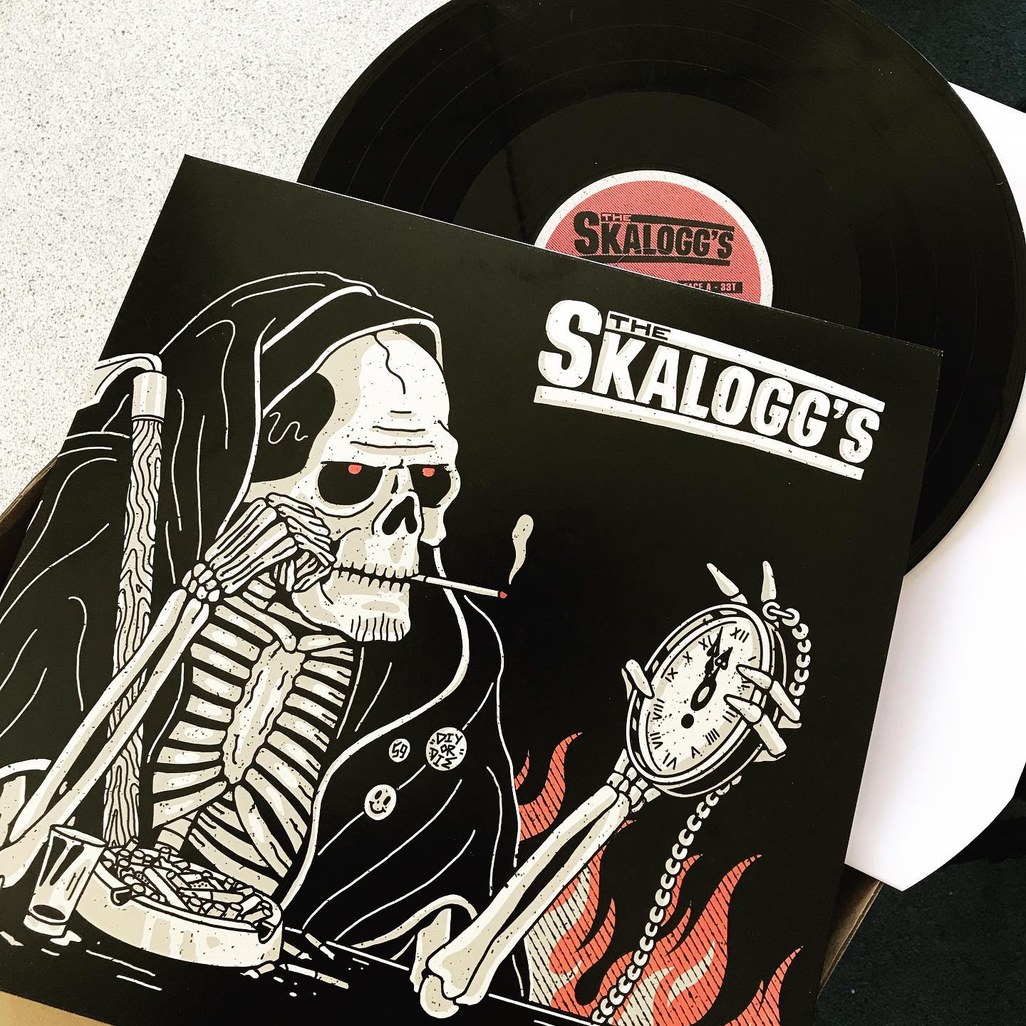 photo du vinyle de The Skalogg's